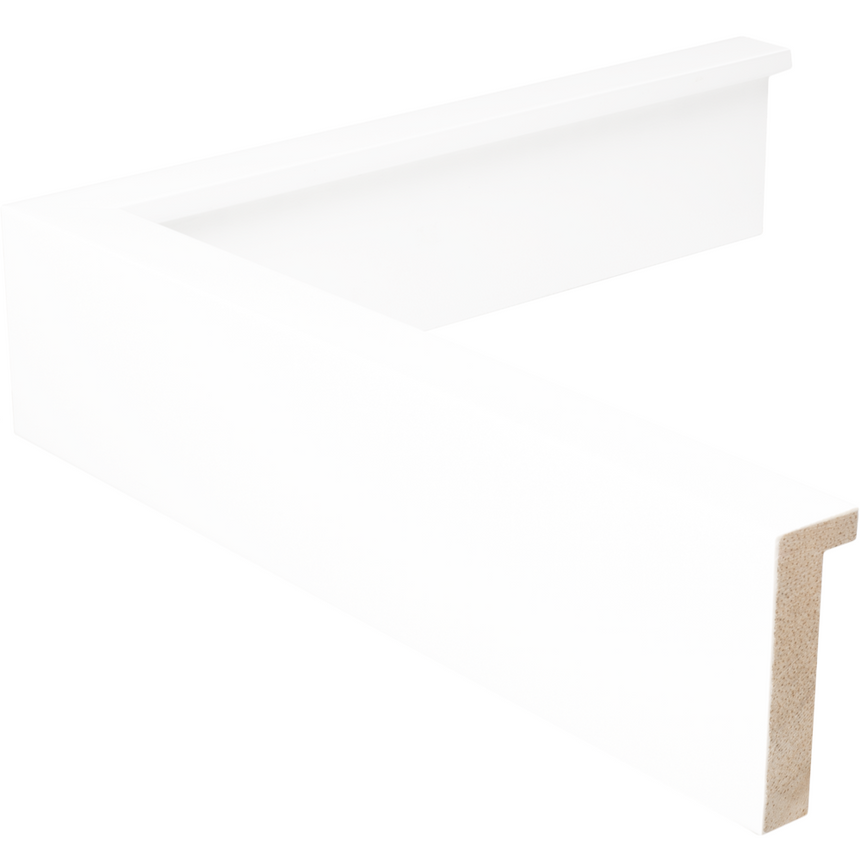 Bauhaus Shadowbox White 3/4"