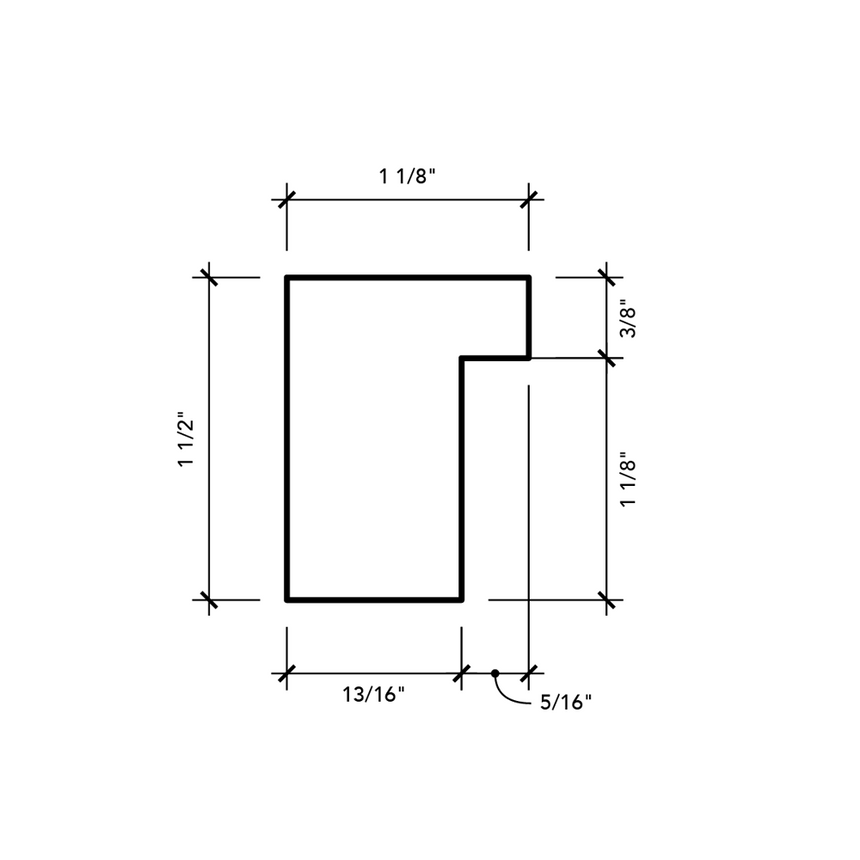 Jasper II 1 1/8" Cube White