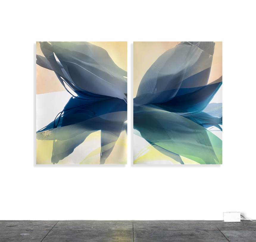 Sold | Blue Orchid - 48 x 72"